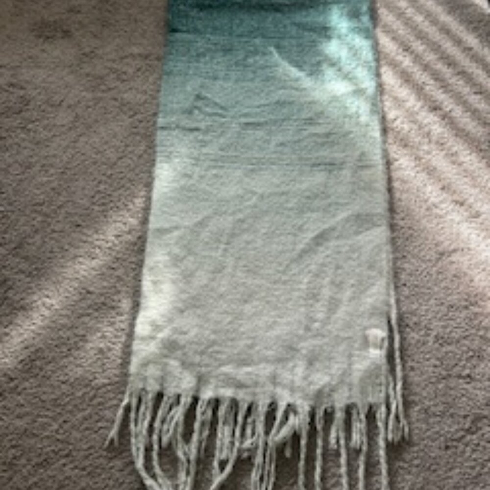 Mersea Blue Ombre Woven Scarf